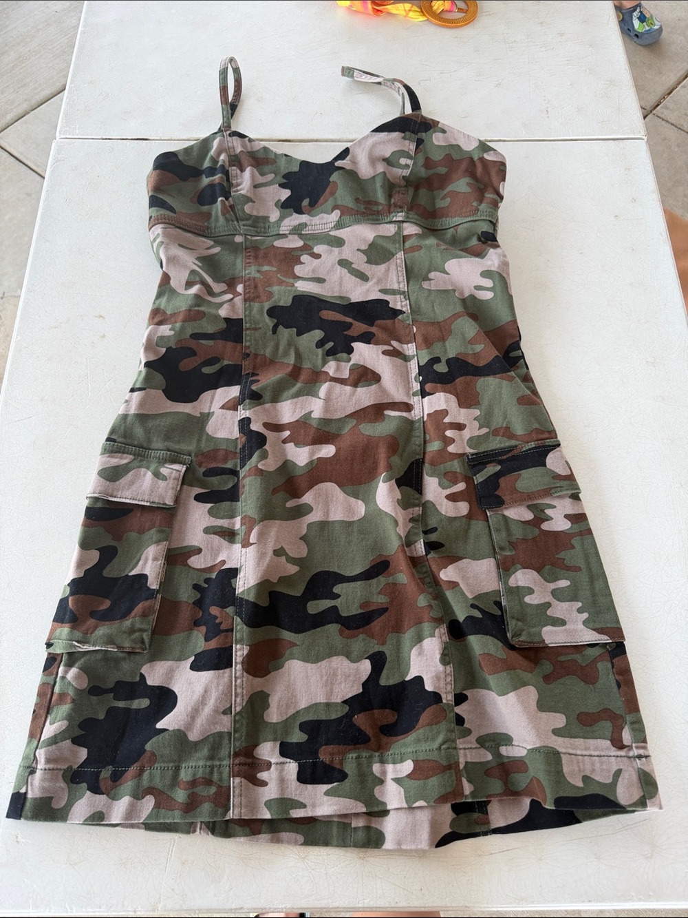 Tinseltown Sweetheart Neck Cargo Mini Dress